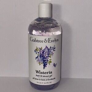 Crabtree & Evelyn Wisteria Bath & Shower‎ Gel 16.9 fl oz